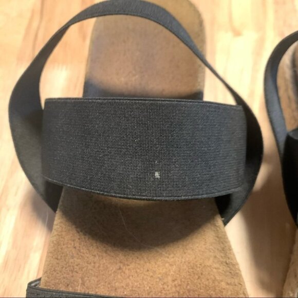 Steve Madden Black Espadrilles Platform Sandals Size 9 - Picture 7 of 8